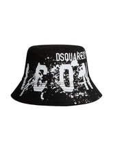 logo print bucket hat